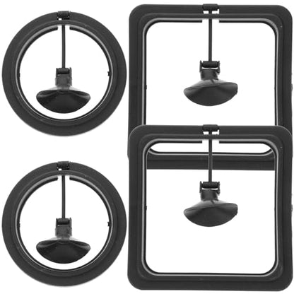 NUOBESTY 4pcs Aquarium Feeding Rings Fish Feeder Circles Wear Resistant Small Fish Tank Feeders Portable Feeding Device for Tropical and Aquarium Use