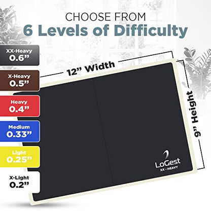 Logest Rebreakable Boards Martial Arts - Taekwondo Karate MMA Boards - Reusable Plastic Training Breaking Boards for Kids & Adults Available in 6 Levels of Difficulty Taekwondo Boards for Breaking - color: Yellow - Light