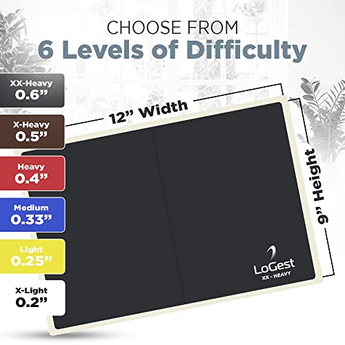 Logest Rebreakable Boards Martial Arts - Taekwondo Karate MMA Boards - Reusable Plastic Training Breaking Boards for Kids & Adults Available in 6 Levels of Difficulty Taekwondo Boards for Breaking - color: Red - Heavy