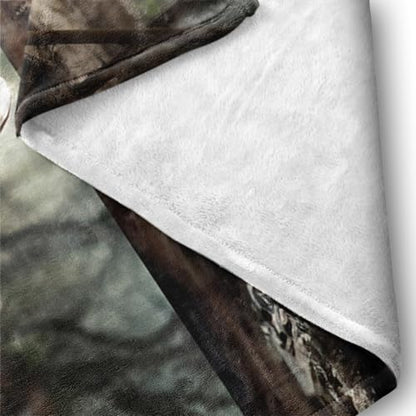Jesus & Lamb Throw Blankets - Jesus Runs Toward A Lost Lamb - Christian Gift for Women & Men - 50"x60" - color: A002 Jesus and Lamb Blankts, size: 50"W X60"L (127X152CM)