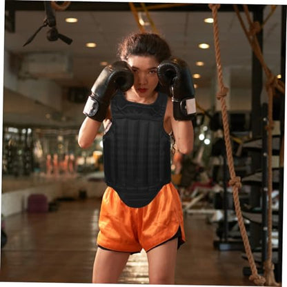 Abaodam Ergonomic Chest Guard Portable Protection for Taekwondo Boxing Durable Chest Protector for MMA Training Lightweight User Friendly Design for Outdoor Sports
