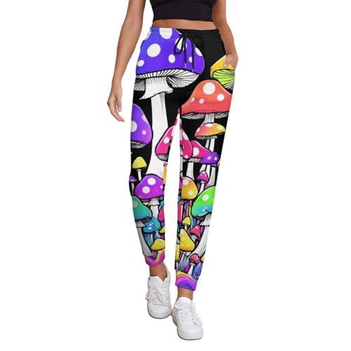 Casual Long Jogger Pants for Women, Lightweight Drawstring Sweatpants High Waisted Sports Yoga Pants - color: Color(392), size: 3X-Large