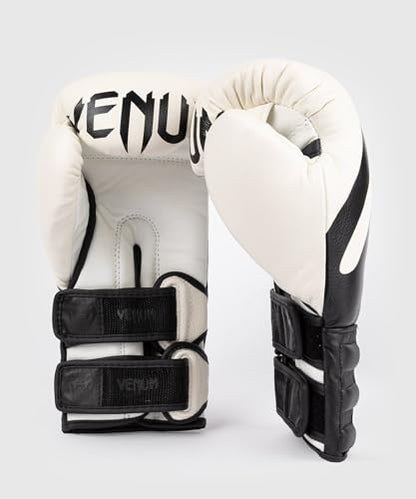 Venum Reverso Boxing Gloves - color: Snow White/Black, size: 10oz