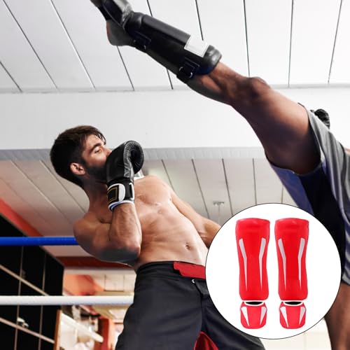 Shin Guards Kickboxing Muay Thai Leg Insteps Protections Pad Martial Art Kicking Sparring Training Protections Guards