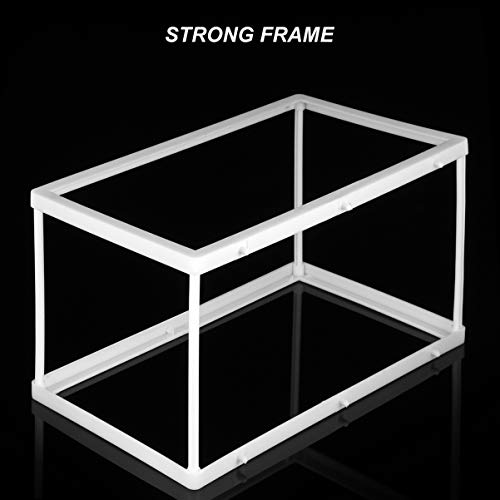 POPETPOP Fish Breeder Net - Fish Nursery for Aquarium-Fish Breeding Net - Hang on Breeder Box,Fish Breeder Box for Hatchery（L