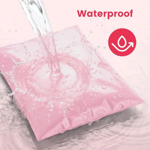 Metronic Poly Mailers 10x13 1000 Pack, Small Bulk Shipping Bags for Clothes | Heavy Duty Self Seal Waterproof Tear-resistant Packaging Bags, Mailing Envelopes for Clothing, Small Business, Light Pink. - size: 10X13 1000PC