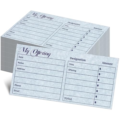 Woanger 500 Count Tithes and Offering Envelopes for Donation Envelope Bill Size Checks and Cash for Tithes and Offering(Vintage) - style: Vintage