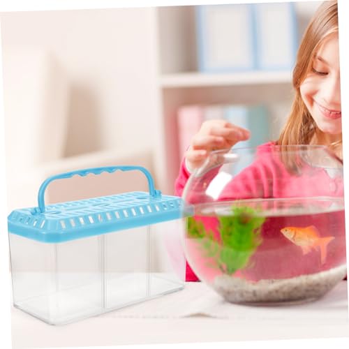 TOYANDONA Transparent Fish Breeding Tank Isolation Box Removable Divider for Betta Fish Safe Feeding System for Breeding and Isolation Aquariums