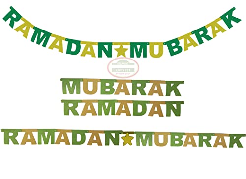 Ramadan Decoration [ 24 Pack ] Ramadan Mubarak banner Ramadan Wall Decor Islamic Decoration Ramadan Favors Eid Decoration Wholesale Islamic Gifts 123 (24) - size: 24