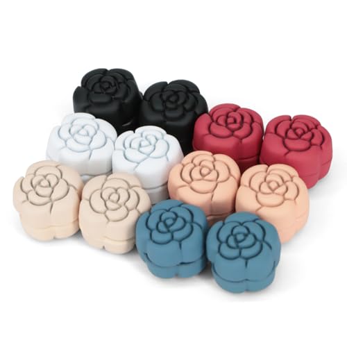 12 Pairs Hijab Magnets Strong Hijab Pins for Women Pinless Magnetic Clothing Clips for Scarf Veil Shirts Dress Muslim Islamic Gifts for Women - Rose - color: Rose