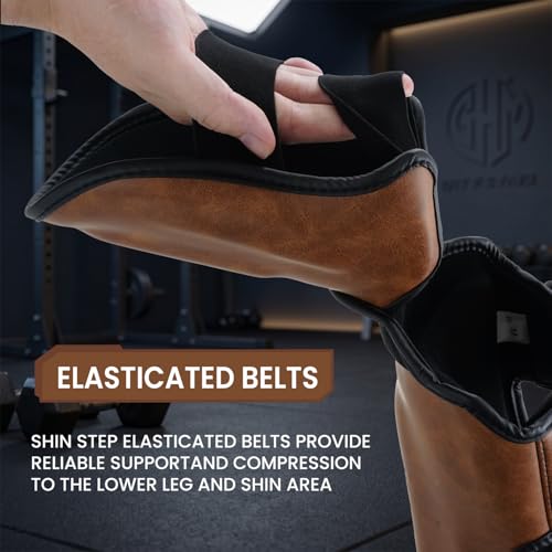 Retro Style Muay Thai Shin Guards,for Men Women | Premium Microfiber Leather, For MMA, Boxing, Sparring, Martial Arts, Training & Fighting