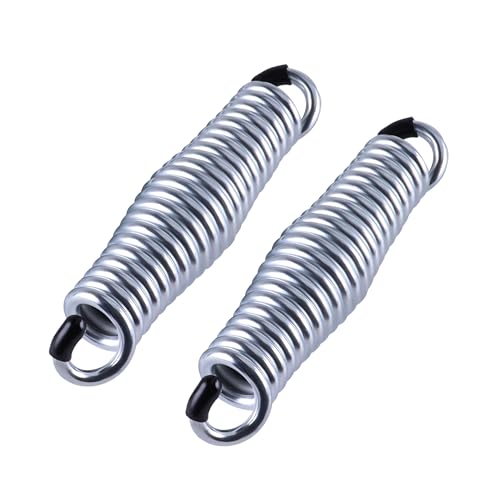 2 PCS Hammock Chair Porch Swing Springs Heavy Duty 1600Lbs Hammock Chair Spring Ceiling Mount Spring for Hanging Chairs, Ceiling Mount, Porch Swings, Punching Bag
