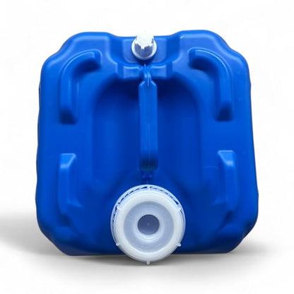 5 Gallon Hedpack with Cap | Carboy | Brewing & Fermentation | Stackable | BPA FREE- Food Safe (BLUE) - color: Blue