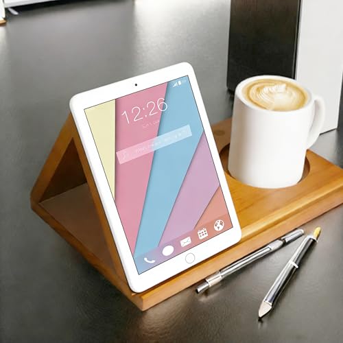 Triangle Book Holder with Sailboat Design,Nautical Wooden Book Stand for Reading Valet with Cup Holder, Mini Bookshelf,Tablet Stand for Book Lover，Sailor Birthday&Mothers Day Gift Coastal Home Decor - style: Sailing boat