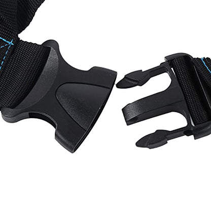 Sled Harness Vest, Harness Weight Bearing Shoulder Strap Easy To Use Durable with Pulling Strap for Fitness for Resistance Training(black)