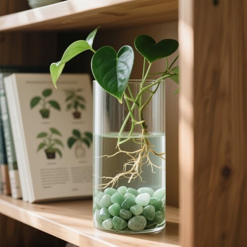 Aquarium Gravel 0.96LB Succulent Rocks Natural Pebbles Vase Filler Home Fish Tank Decor Crushed Stones Quartz Tumbled Polished Bulk - Green Aventurine - color: Green Aventurine