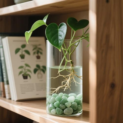 Aquarium Gravel 0.96LB Succulent Rocks Natural Pebbles Vase Filler Home Fish Tank Decor Crushed Stones Quartz Tumbled Polished Bulk - Green Aventurine - color: Green Aventurine