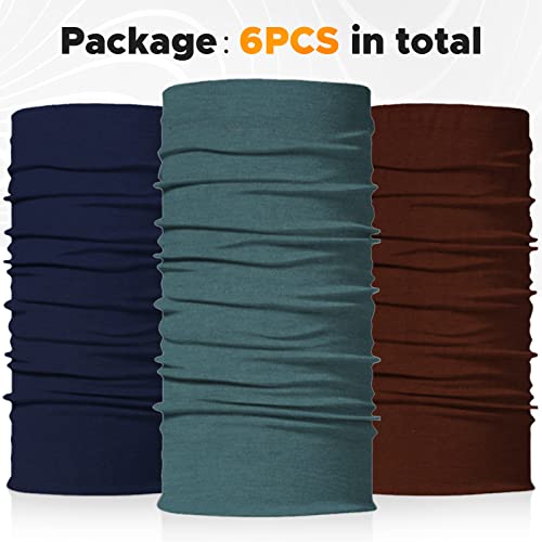 JOEYOUNG Headwear, Bandana, Neck Gaiter Head Wrap Headband Balaclava Magic Scarf - color: A-soild-4