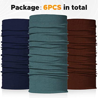JOEYOUNG Headwear, Bandana, Neck Gaiter Head Wrap Headband Balaclava Magic Scarf - color: A-soild-4