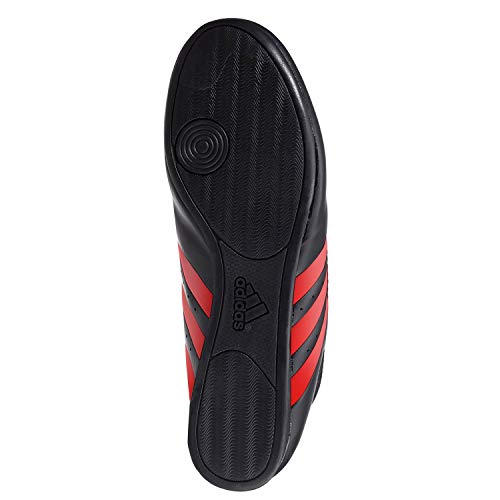adidas Men's Taekwondo Karate Martial Arts Shoes Adult Kids Women Contestant Trainers - color: Black/Red, size: 6
