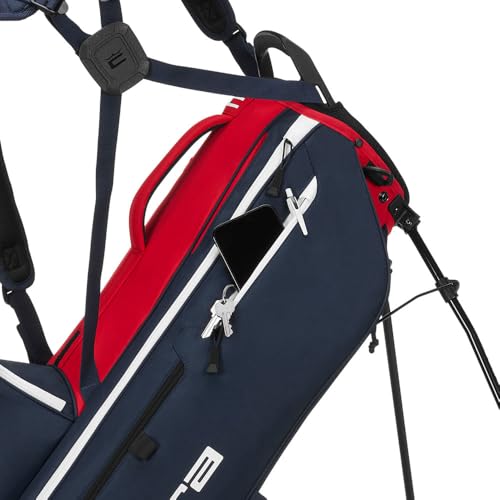 Cobra Ultralight Pro Stand Golf Bag - color: Club Navy/Strong Red