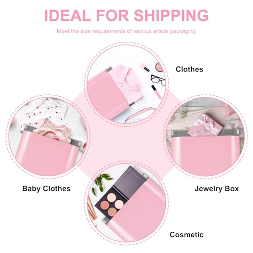 Metronic Poly Mailers 10x13 200 Pack, Small Shipping Bags for Clothes | Strong Adhesive Waterproof Tear-resistant Mailing Bags, Shipping Envelopes, Packing Bags for Clothing, Small Biz, Light Pink. - size: 10x13 200PC
