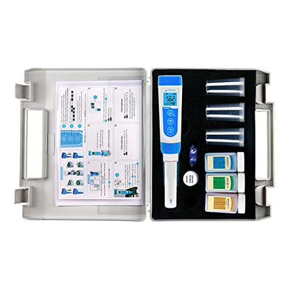 Apera Instruments Premium Series PH60S Food pH Meter Tester Kit with Food-Grade Swiss Spear pH Electrode, ±0.01 pH Accuracy, -2.00-16.00 pH Range (AI313) - style: For Food Samples