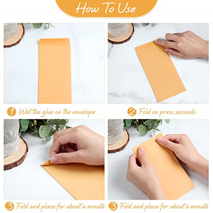 Taobary #7 1000 Pack Money Envelopes for Cash, Golden Kraft Paper, 7 - color: Golden Kraft Paper