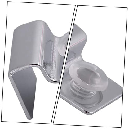 8pcs Stainless Steel Support Brackets for Glass Aquarium Covers Durable and Practical Fish Tank Holders for Easy Cleaning and Secure Fitting