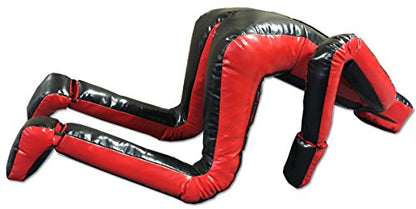 Ring to Cage Deluxe MMA Grappling/Jiu Jitsu/Ground & Pound Dummy 3.0 - Youth or Adult - color: Adult (Filled) Black/Red