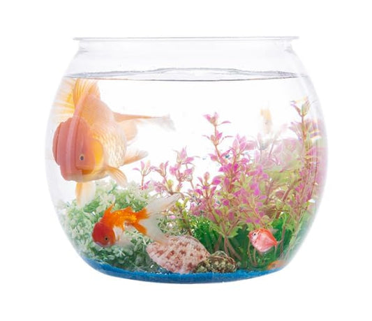 2Pcs Plastic Fish Bowls, 135oz Round Fish Tank Home Party DIY Decor | 1 Gallon Aquarium Hydroponic Planter Floral Container for Candy, Carnival Games, Prizes, Party ,Table Centerpiece