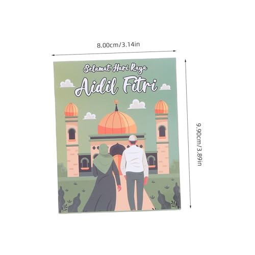 6pcs Eid Mubarak Envelopes Unique Paper Envelopes for Cash Gifting Generous Storage for Eid Celebrations Stylish Designs for Weddings and Birthdays