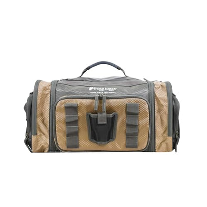 FROGG TOGGS Heavy Duty Fishing Tackle Duffle Bag, Solid Brown Elements, 3600 - color: Solid Elements Brown, style: 3600