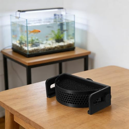 Aquarium Filter Baffle with Suction Cups, Fish Tank Water Flow Controller Water Calmer & Flow Reducer Hang-On Filter Accessory for Betta Fish Shrimp Tanks