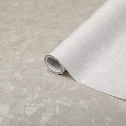 d-c-fix 346-0166 Self-Adhesive Privacy Glass Window Film, Splinter, 17" x 78" Roll - color: Splinter, size: 17" x 78" Roll