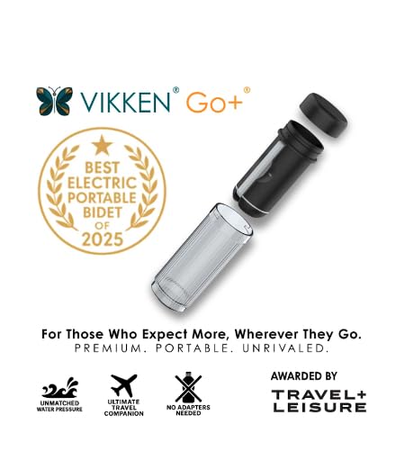 VIKKEN® Go+ Portable Travel Bidet USB Rechargeable, 300ml Classic - color: Classic, style: Go+ 300ml
