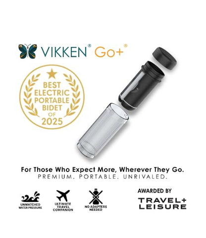 VIKKEN® Go+ Portable Travel Bidet USB Rechargeable, 300ml Classic - color: Classic, style: Go+ 300ml