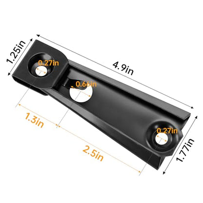 2 PCS KD Clip Brackets for Recliners Sofa, Attach Backrest Armrest | Steel Brackets for Recliner Sofas