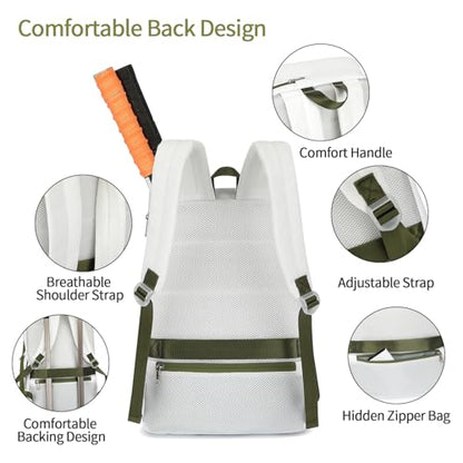 gym duffel bag backpack wrestling bag with shoe compartment 4 kinds of back method waterproof sports walking laptop - color: D-green