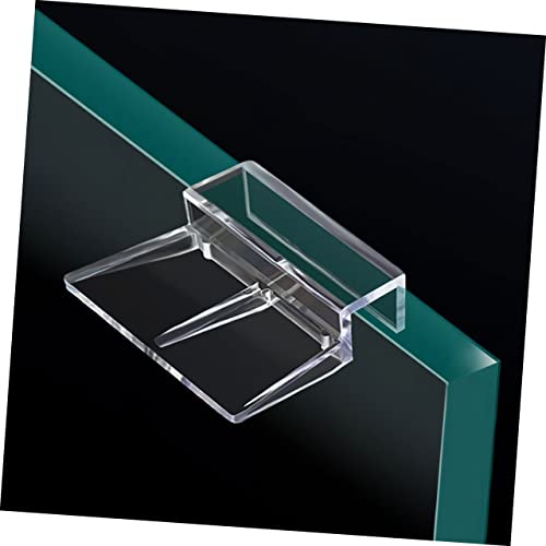 MERRYHAPY 16Pcs Acrylic Aquarium Lid Support Racks Fish Tank Cover Holders Durable and Easy to Install for Preventing Fish from Jumping