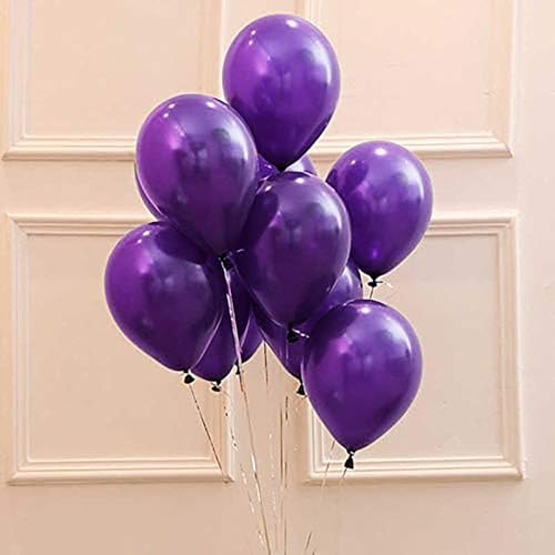Graduation Decorations Purple Gold 2026/Purple Gold Balloons/Purple Graduation Party VIKINGS NYU LSU/Birthday Party Decor for Women Purple Gold/Eid Mubarak Decorations