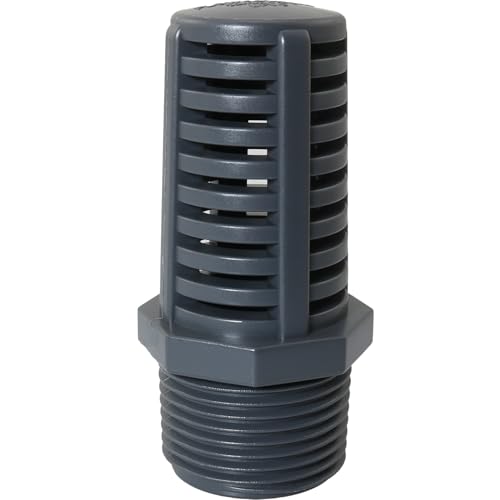 MEETOOT 1 Inch Standard Thread Inlet/Overflow Filter Water Tank PVC Permeable Cover for Connecting Aquarium Hose