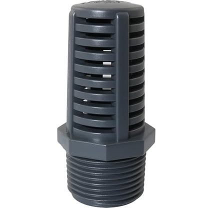 MEETOOT 1 Inch Standard Thread Inlet/Overflow Filter Water Tank PVC Permeable Cover for Connecting Aquarium Hose