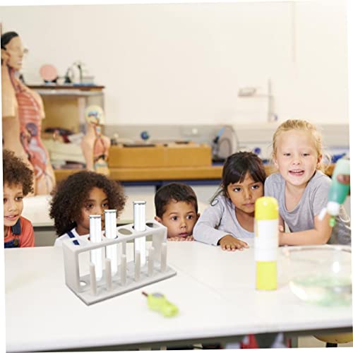 Zerodeko 3pcs Plastic Test Tube Holder Rack for Water Quality Testing Organizer - Design for School Laboratories and Aquarium Use