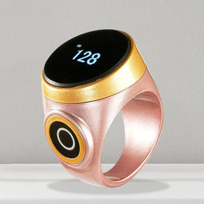 Tasbih Counter Zikr Rings, Smart Tasbeeh, Electronic Digital Tasbih Rings, Finger for Muslims, Prayer, Reminder, Home - color: Claret