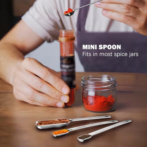 20PCS Measuring Cups and Spoons Set,Stainless Steel,with Leveler | 304 food-grade steel, dual-scale markings, one-piece construction, nesting storage, dishwasher safe, dry & liquid ingredients - size: 20PCS