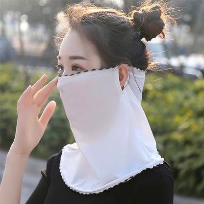 Mountaineering Ice Silk Scarf Headband Hiking Cycling for Sun for Protection Neckerchief Cover Breathable S Men Ice Silk