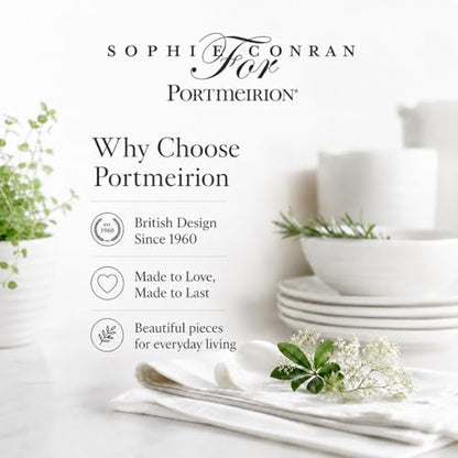 Portmeirion Sophie Conran White Measuring Cups,Set of 4 - color: White