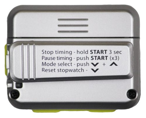 Gymboss Interval Timer and Stopwatch - Silver/Yellow Metallic Gloss