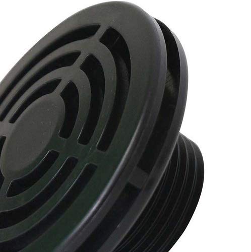 1.5 Inch MPT Threaded Low Profile ABS Strainer for Rain Barrels, Aquariums, Irrigation